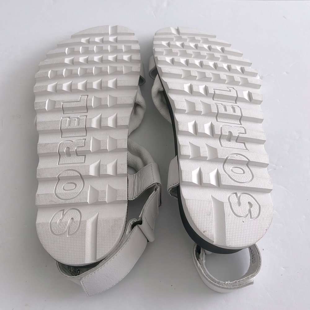Sorel Women Crisscross Slingback Roaming Decon Sandal Size US 10 White Leather - Picture 6 of 6